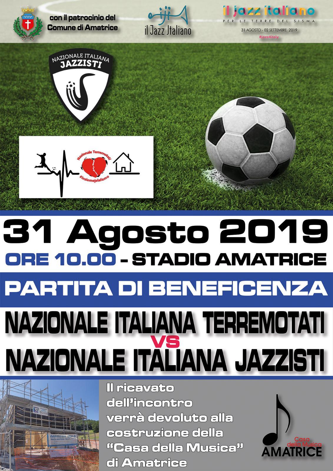 La Partita del Cuore per Amatrice