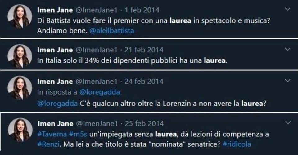 Imen Jane: l’incompetenza dei “competenti”
