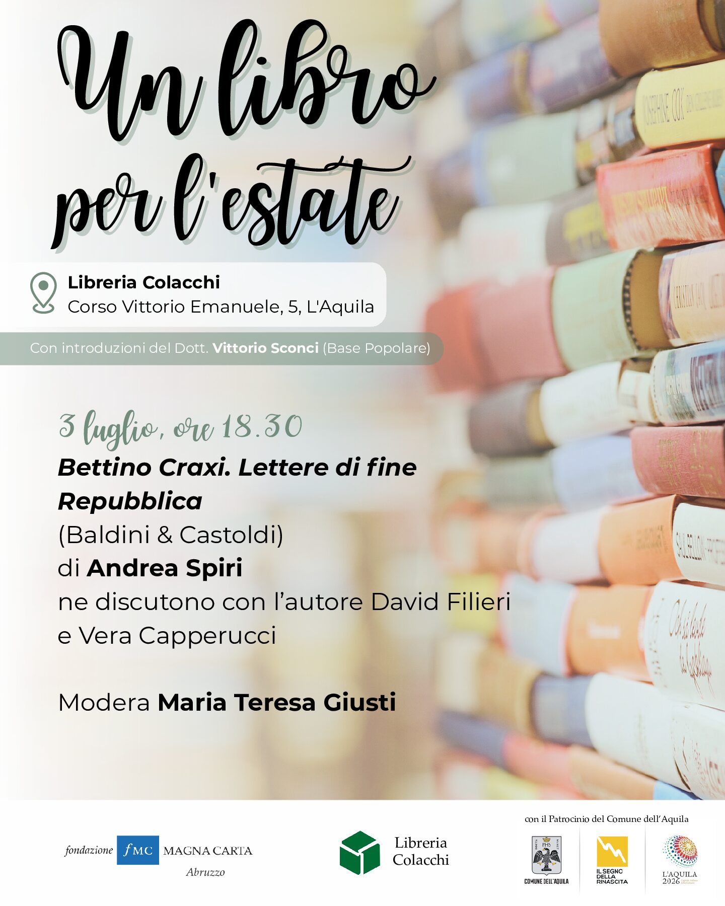 Un libro per l’estate: Bettino Craxi, lettere di fine Repubblica