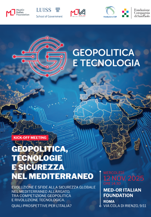 Med-Or, al via il progetto Geopolitica, tecnologie e sicurezza nel Mediterraneo
